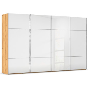 rauch Schuifdeurkast Kledingkast kast garderobe slaapkamerkast SCALE-TRIO edel drievoudig front met 2 sierlijsten glasfront made in germany