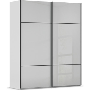 rauch Schuifdeurkast Kledingkast kast garderobe slaapkamerkast SCALE-TRIO edel drievoudig front met 2 sierlijsten glasfront made in germany