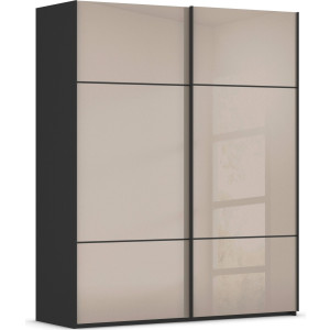 rauch Schuifdeurkast Kledingkast kast garderobe slaapkamerkast SCALE-TRIO edel drievoudig front met 2 sierlijsten glasfront made in germany