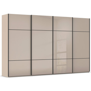 rauch Schuifdeurkast Kledingkast kast garderobe slaapkamerkast SCALE-TRIO edel drievoudig front met 2 sierlijsten glasfront made in germany