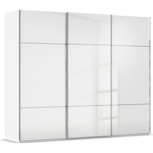 rauch Schuifdeurkast Kledingkast kast garderobe slaapkamerkast SCALE-TRIO edel drievoudig front met 2 sierlijsten glasfront made in germany