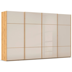 rauch Schuifdeurkast Kledingkast kast garderobe slaapkamerkast SCALE-TRIO edel drievoudig front met 2 sierlijsten glasfront made in germany