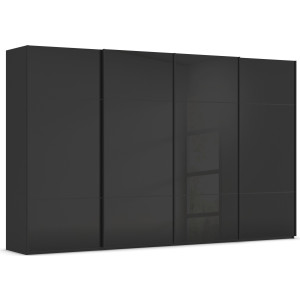 rauch Schuifdeurkast Kledingkast kast garderobe slaapkamerkast SCALE-TRIO edel drievoudig front met 2 sierlijsten glasfront made in germany
