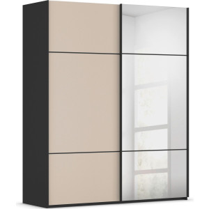 rauch Schuifdeurkast Kledingkast kast garderobe slaapkamerkast SCALE-TRIO edel drievoudig front met 2 sierlijsten spiegel/glas made in germany