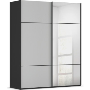 rauch Schuifdeurkast Kledingkast kast garderobe slaapkamerkast SCALE-TRIO edel drievoudig front met 2 sierlijsten spiegel/glas made in germany