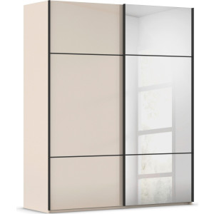 rauch Schuifdeurkast Kledingkast kast garderobe slaapkamerkast SCALE-TRIO edel drievoudig front met 2 sierlijsten spiegel/glas made in germany