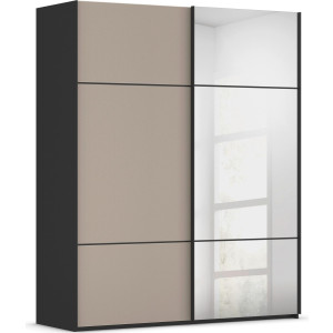 rauch Schuifdeurkast Kledingkast kast garderobe slaapkamerkast SCALE-TRIO edel drievoudig front met 2 sierlijsten spiegel/glas made in germany