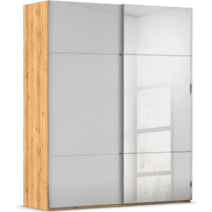 rauch Schuifdeurkast Kledingkast kast garderobe slaapkamerkast SCALE-TRIO edel drievoudig front met 2 sierlijsten spiegel/glas made in germany