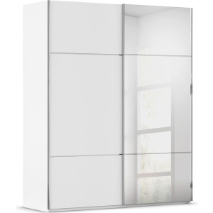 rauch Schuifdeurkast Kledingkast kast garderobe slaapkamerkast SCALE-TRIO edel drievoudig front met 2 sierlijsten spiegel/glas made in germany