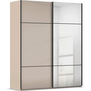 rauch Schuifdeurkast Kledingkast kast garderobe slaapkamerkast SCALE-TRIO edel drievoudig front met 2 sierlijsten spiegel/glas made in germany