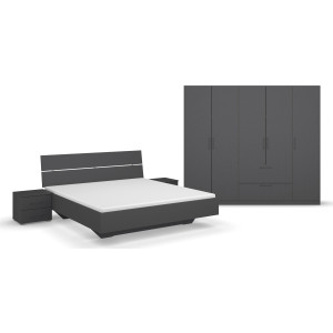 INOSIGN Slaapkamerserie CHALLENGER Kast 2 breedtes, bed 3 breedtes, 2 nachttafels MADE IN GERMANY