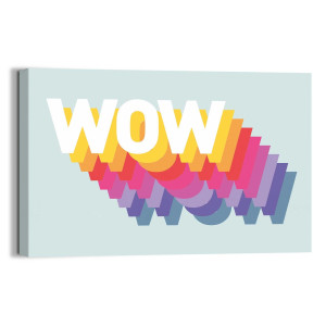Reinders! Artprint op linnen WOW