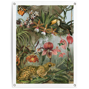 Reinders! Poster Jungle bloemen Outdoor voor tuin of balkon