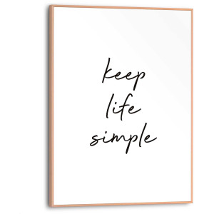 Reinders! Poster Keep life simple