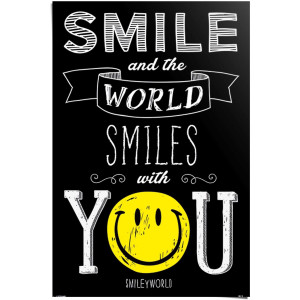 Reinders! Poster Smiley world smiles with you