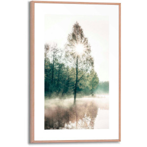Reinders! Poster Zon door de bomen