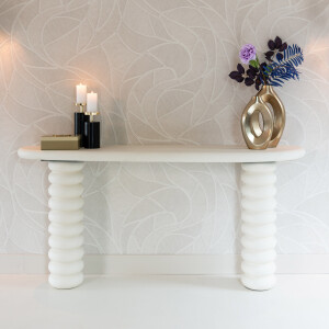 Richmond Sidetable 'Bloomstone' 170 x 40cm, kleur Wit
