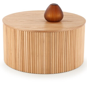 Ronde salontafel Woody 80x80 cm