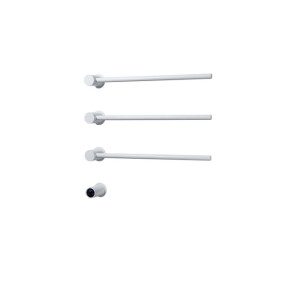 Rosani THREE Elektrische Handdoekradiator - 52x54x13cm - 30watt - wit mat SW1381755