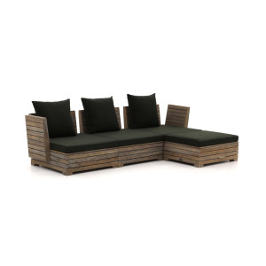 ROUGH-B chaise longue loungeset 4-delig - Laagste prijsgarantie!