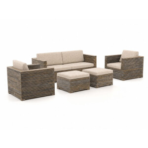 ROUGH-C stoel-bank loungeset 5-delig - Laagste prijsgarantie!