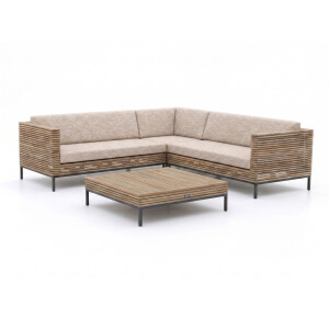 ROUGH-D hoek loungeset 4-delig 5-zits - Laagste prijsgarantie!