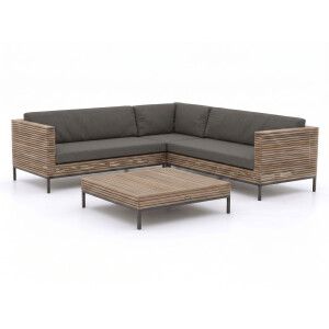 ROUGH-D hoek loungeset 4-delig 5-zits - Laagste prijsgarantie!