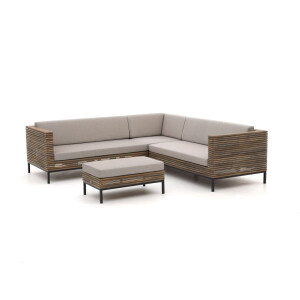 ROUGH-D hoek loungeset 4-delig - Laagste prijsgarantie!