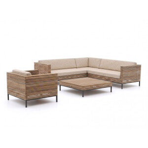 ROUGH-D hoek loungeset 5-delig 6-zits - Laagste prijsgarantie!