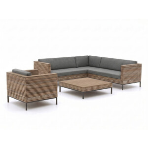 ROUGH-D hoek loungeset 5-delig 6-zits - Laagste prijsgarantie!