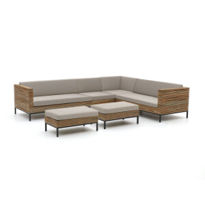 ROUGH-D hoek loungeset 6-delig - Laagste prijsgarantie!