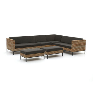 ROUGH-D hoek loungeset 6-delig - Laagste prijsgarantie!