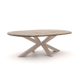 ROUGH-Y Ellips low dining tuintafel 240x120cm - Laagste prijsgarantie!