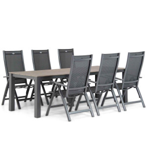 Hartman Royal Club/Valley 240 cm dining tuinset 7-delig