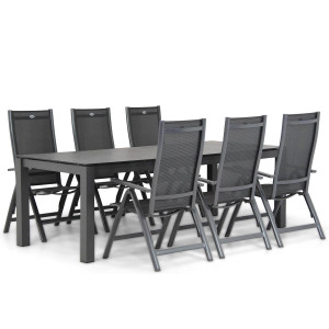 Hartman Royal Club/Yukon 240 cm dining tuinset 7-delig