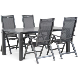 Hartman Royal Club/Munster 180 cm dining tuinset 5-delig