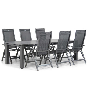 Hartman Royal Club/Alaska 240 cm dining tuinset 7-delig