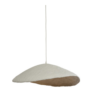 Light & Living Hanglamp 'Lonia' Papier Maché, 71cm, kleur Crème