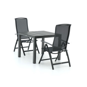 R&S Design Capri/Fidenza 90cm dining tuinset 3-delig verstelbaar - Laagste prijsgarantie!