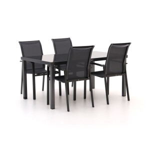 R&S design Centallo/Caluso 160cm dining tuinset 5-delig stapelbaar - Laagste prijsgarantie!