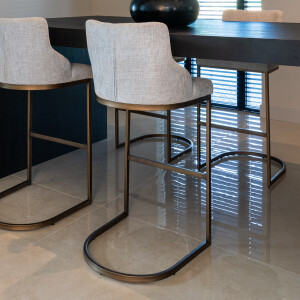 Richmond Barstoel 'Bolton', kleur Naturel (zithoogte 77cm)