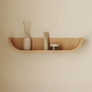 Kave Home Wandplank 'Salaya' Essen, 60cm, kleur Naturel