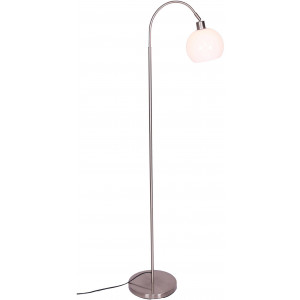 SalesFever Staande lamp Pepe Lampenkap van wit melkglas