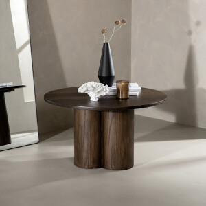 Nohr Ronde Salontafel 'Anh' 80cm, kleur Mokka