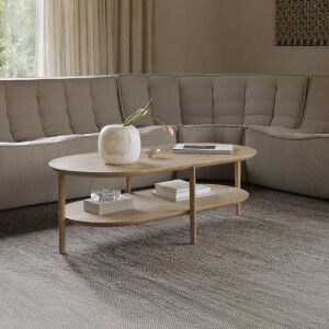 Ethnicraft Salontafel 'Bok' Geolied Eikenhout, 120 x 60cm