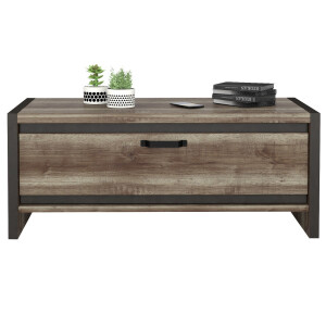 Salontafel Malt 120x60 cm oud eiken met antraciet