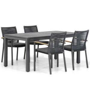 Santika Giovane/Concept 160 cm dining tuinset 5-delig