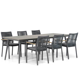 Santika Giovane/Matale 240 cm dining tuinset 7-delig