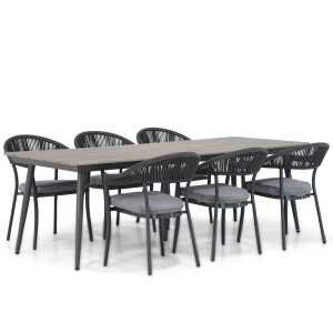 Santika Vivian/Matale 240 cm dining tuinset 7-delig