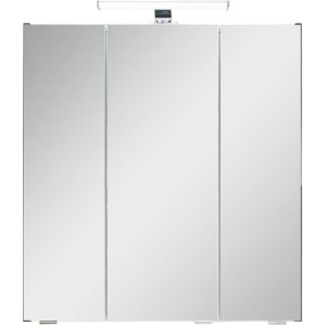 Saphir Badkamerspiegelkast Quickset 945 Badkamermeubel, 3 spiegeldeuren, 6 planken, 65 cm breed